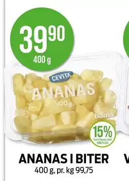 Kiwi ANANAS I BITER tilbud