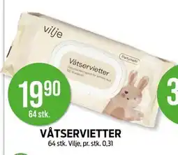 Kiwi VÅTSERVIETTER tilbud