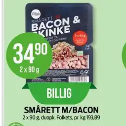 Kiwi SMÅRETT M/BACON tilbud