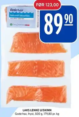 Rema 1000 LAKS LENKE U/SKINN tilbud