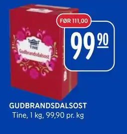 Rema 1000 GUDBRANDSDALSOST tilbud