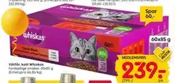 Rusta Våtfôr, katt Whiskas, Medlemspris tilbud