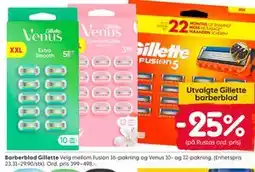 Rusta Barberblad Gillette tilbud