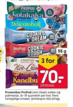 Rusta Proteinbar ProPud tilbud