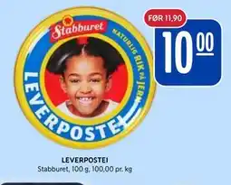 Rema 1000 LEVERPOSTEI tilbud