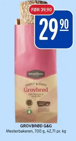 Rema 1000 GROVBRØD G&G tilbud