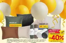 Rusta Alle laken og putevar, Medlemspris tilbud