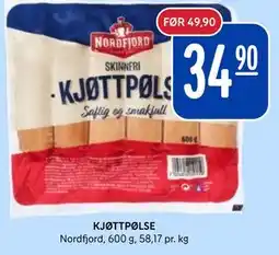 Rema 1000 KJØTTPØLSE tilbud