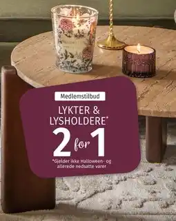 Nille LYKTER & LYSHOLDERE tilbud