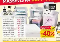 Rusta Smartstore Classic oppbevaringsbokser, Medlemspris tilbud