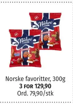 Nille Norske favoritter, 300g tilbud