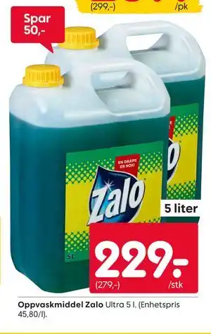 Oppvaskmiddel Zalo