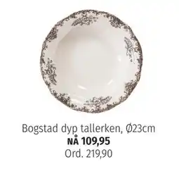 Nille Bogstad dyp tallerken, Ø23cm tilbud