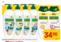 Rusta Dusjkrem Palmolive tilbud