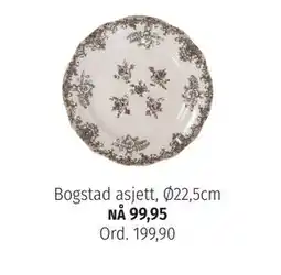 Nille Bogstad asjett, Ø22,5cm tilbud