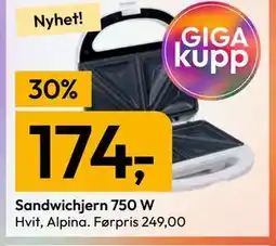 Gigaboks Sandwichjern 750 W tilbud