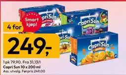 Gigaboks Capri Sun 10 x 200 ml tilbud
