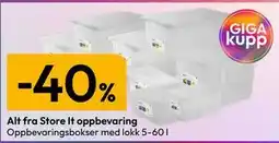 Gigaboks Alt fra Store It oppbevaring tilbud