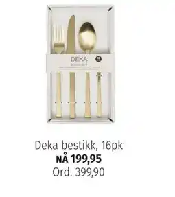 Nille Deka bestikk, 16pk tilbud