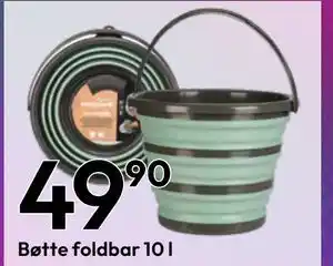 Bøtte foldbar 10 l