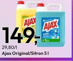 Gigaboks Ajax Original/Sitron 5 l tilbud