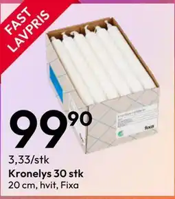 Gigaboks Kronelys 30 stk tilbud