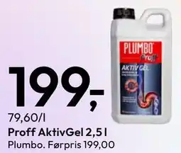 Gigaboks Proff AktivGel 2,5 l tilbud