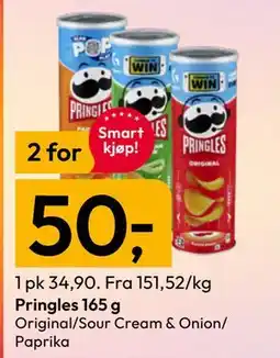 Gigaboks Pringles 165 g tilbud