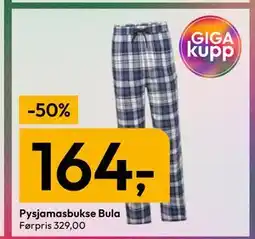Gigaboks Pysjamasbukse Bula tilbud