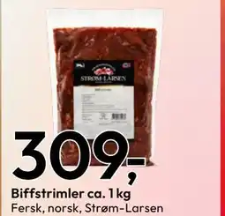 Gigaboks Biffstrimler ca. 1 kg tilbud