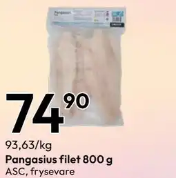 Gigaboks Pangasius filet 800 g tilbud