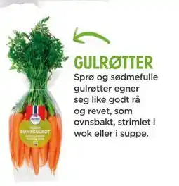 Meny GULRØTTER tilbud