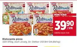 Meny Ristorante pizza tilbud