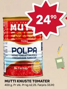 Matkroken MUTTI KNUSTE TOMATER tilbud
