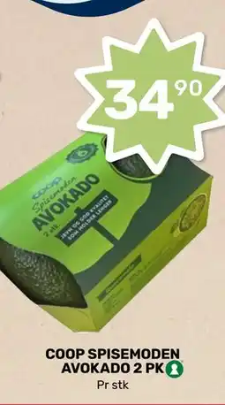 Matkroken COOP SPISEMODEN AVOKADO 2 PK tilbud