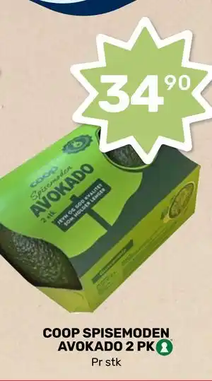 COOP SPISEMODEN AVOKADO 2 PK