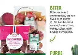 Meny RØDBETER tilbud