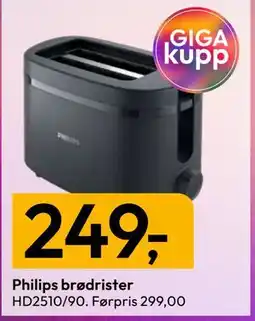 Gigaboks Philips brødrister tilbud