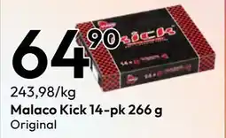 Gigaboks Malaco Kick 14-pk 266 g tilbud
