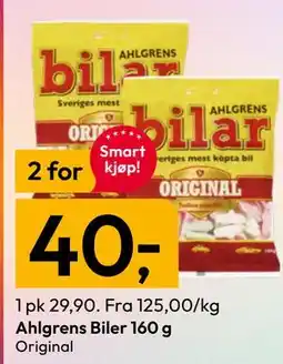 Gigaboks Ahlgrens Biler 160 g tilbud