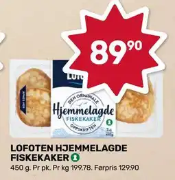 Matkroken LOFOTEN HJEMMELAGDE FISKEKAKER tilbud