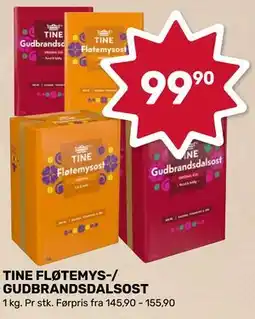 Matkroken TINE FLØTEMYS-/ GUDBRANDSDALSOST tilbud