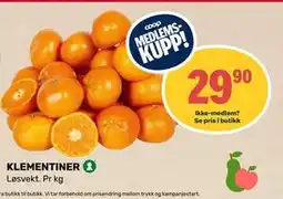 Matkroken KLEMENTINER, Medlemspris tilbud