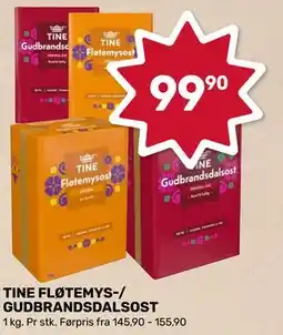 Coop Marked TINE FLØTEMYS-/ GUDBRANDSDALSOST tilbud