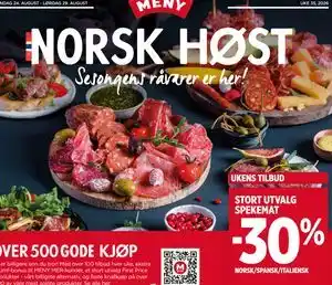 STORT UTVALG SPEKEMAT