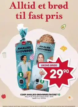 Matkroken COOP AMALIES GROVBRØD/SKÅRET tilbud