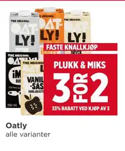 Meny Oatly tilbud