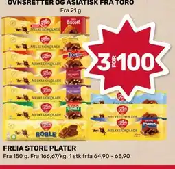 Matkroken FREIA STORE PLATER tilbud