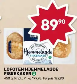 Coop Marked LOFOTEN HJEMMELAGDE FISKEKAKER tilbud