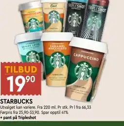 Coop Mega STARBUCKS tilbud